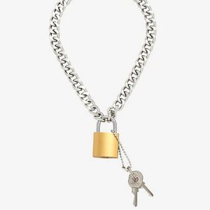 WEIRDO'S GANG PADLOCK CHAIN CHOKER